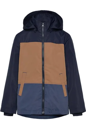 NAME IT Nkmmax Li Jacket Block Outerwear Shell Clothing Shell Jacket Brown