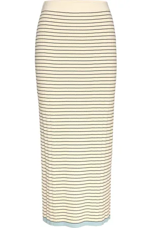 By Malina Katya Knitted Maxi Skirt Skirts Knitted Skirts Cream