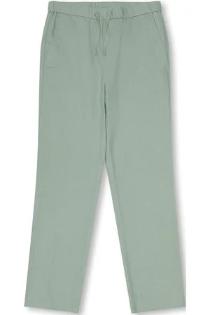 Only & Sons Osjlinus 0007 Cot Lin Pnt Bottoms Trousers Green