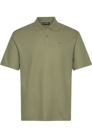 J Lindeberg Trond Polo Pique Tops Polos Short-sleeved Green