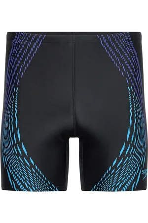 Speedo Mens Duo Logo Print Mid Jammer Sport Sport Clothing Sport Swimwear Sport Swim Shorts Black