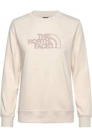 The North Face W Drew Peak Light Regular Crew Sport Sport Clothing Sport Sweatshirts & Hoodies Sport Sweatshirts White