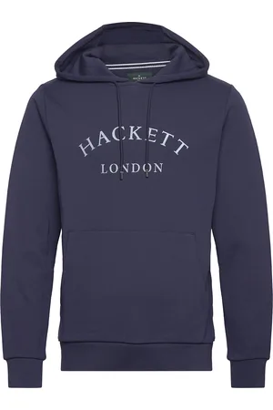 Hackett Heritage Ess Hoody Designers Sweatshirts & Hoodies Hoodies Navy