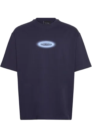 Daily paper Dotted Logo T-Shirt Tops T-Kortærmet Skjorte Navy