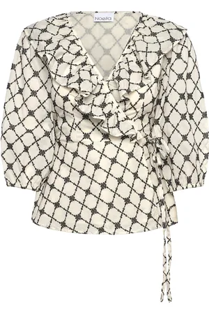 Noella Kolina Blouse Tops Blouses Short-sleeved White