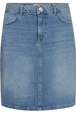 Mos Mosh Mmvicky Olin Skirt Skirts Denim Skirts Blue