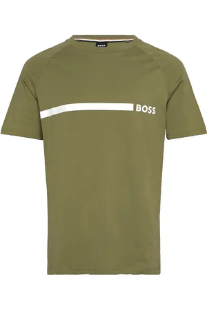 HUGO BOSS T-Shirt Rn Slim Fit Tops T-Kortærmet Skjorte Green