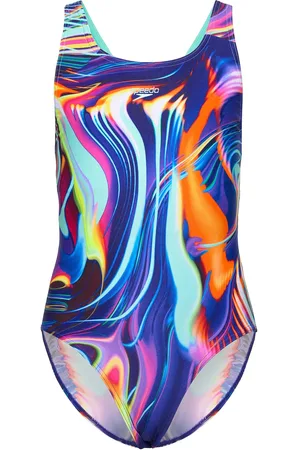Speedo Girls Digital Allover Leaderback Badedragt Badetøj Multi/patterned