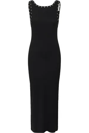 Gestuz Gzdrew Reversible Eyelet Dress Knælang Kjole Black