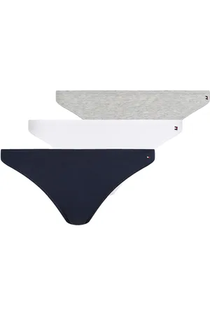 Tommy Hilfiger 3 Pack Dipped Bikini Trusser, Tanga Briefs Multi/patterned