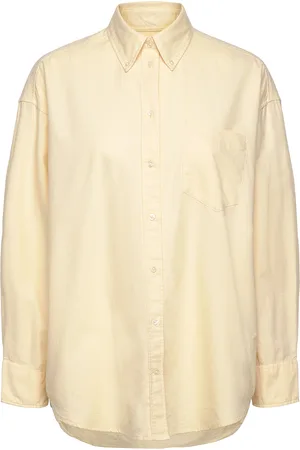 GANT Os Oxford Bd Shirt Tops Shirts Long-sleeved Yellow