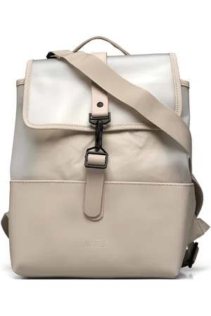 Rains Split Bucket Backpack W3 Designers Backpacks Beige