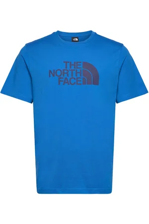 The North Face M Ss Easy Tee Sport Men Men Sports Clothes Sport Tops Sport T-Skjorte Blue