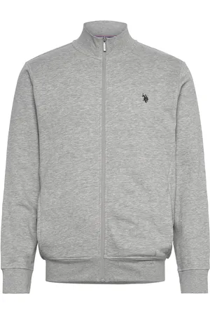 U.S. Polo Assn. Oscar Reg Uspa M Sweat Tops Sweatshirts & Hoodies Sweatshirts Grey