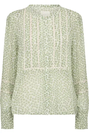 Part Two Nesmapw Sh Tops Blouses Long-sleeved Green