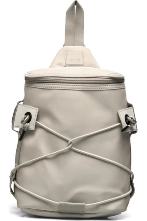 Rains Trail Cord Sling Bag W3 Designers Backpacks Beige