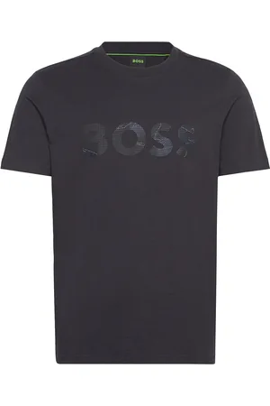 HUGO BOSS Tee Logo Glamping Sport Men Sports Clothes Sport Tops Sport T-Skjorte Navy