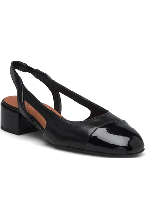 Billi Bi Sling Back Shoes Sling Backs Heeled Slingbacks Black