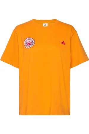 adidas Farm Gfx Tee Sport Sport Clothing Sports Tops & T-shirts Sport T-Skjorte Orange