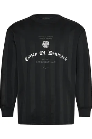HAN Kjøbenhavn Football Jersey Long Sleeve Tee Designers T-Langærmet Skjorte Black
