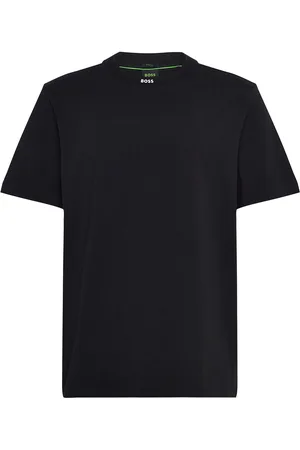 HUGO BOSS Tee Rib Sport Men Sports Clothes Sport Tops Sport T-Skjorte Black