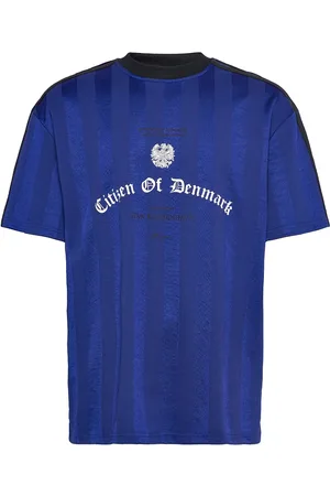 HAN Kjøbenhavn Football Jersey Tee Designers T-Kortærmet Skjorte Blue