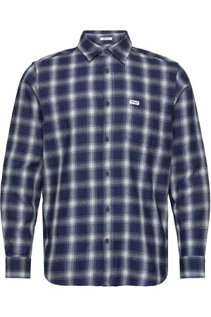 Wrangler 1 Pkt Shirt Tops Shirts Casual Shirts Navy