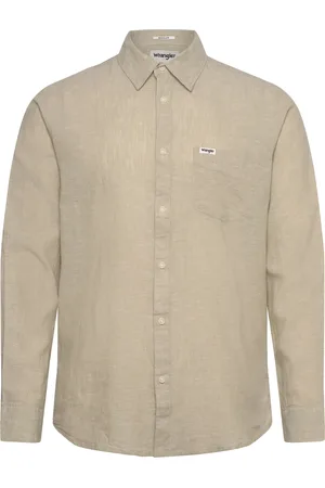 Wrangler 1 Pkt Shirt Tops Shirts Casual Shirts Beige