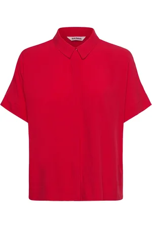 Soft Rebels Srfreedom Ss Shirt Tops Shirts Short-sleeved Red