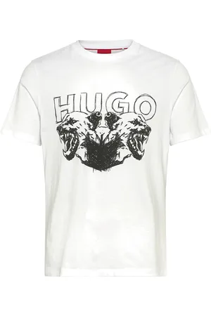 HUGO BOSS Durro Tops T-Kortærmet Skjorte White