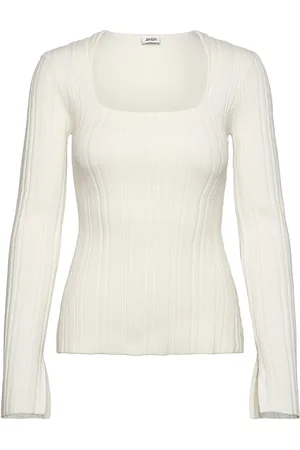 Twist & tango Corinne Knitted Top Tops T-shirts & Tops Long-sleeved White
