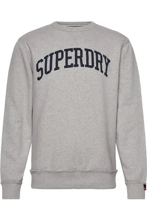 Superdry Athletic Ess Crew Tops Sweatshirts & Hoodies Sweatshirts Grey
