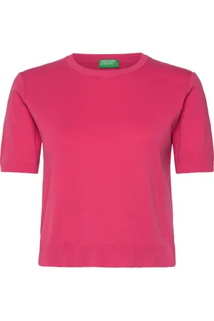 Benetton Sweater Tops T-shirts & Tops Short-sleeved Red