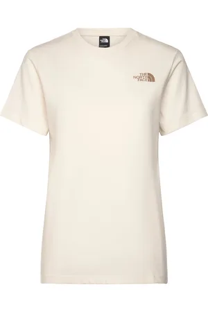 The North Face W Ss Box Nse Relaxed Tee Sport Women Sport Clothing Sports Tops & T-shirts Sport T-Skjorte Beige