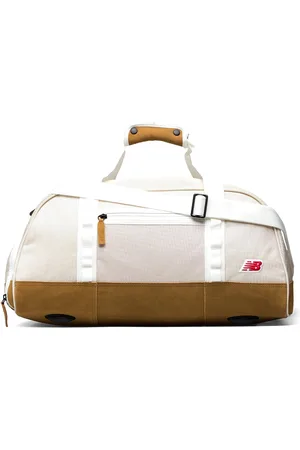New Balance Legacy Icon Duffel Bag Sport Men Sport Training Bags Sport Gym Bags Beige