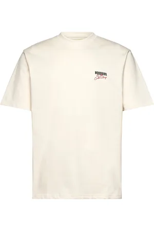 Woodbird Wbbaine Ganbei Tee Designers T-Kortærmet Skjorte Beige