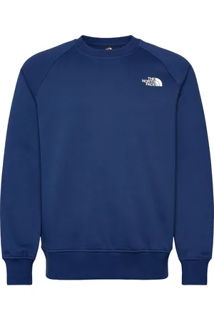 The North Face M Raglan Box Nse Regular Crew Sport Sport Clothing Sport Sweatshirts & Hoodies Sport Sweatshirts Blue