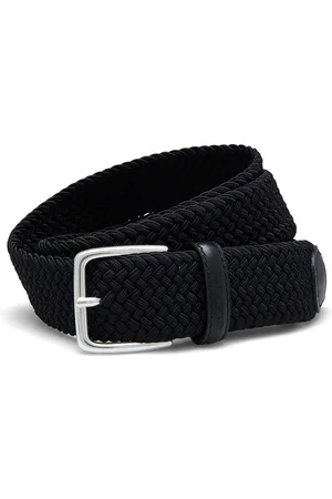 GANT Elastic Braided Belt Designers Belts Braided Belt Black