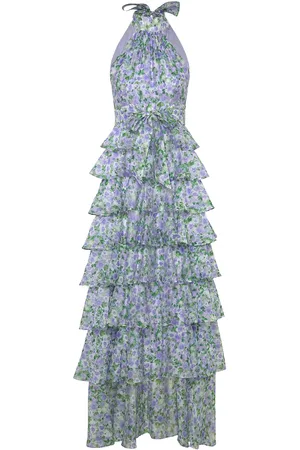 Love Lolina Angel Maxi Dress Maxikjole Festkjole Purple