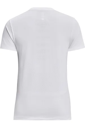 Under Armour Ua Seamless Stride Ss Sport T-shirts & Tops Short-sleeved White
