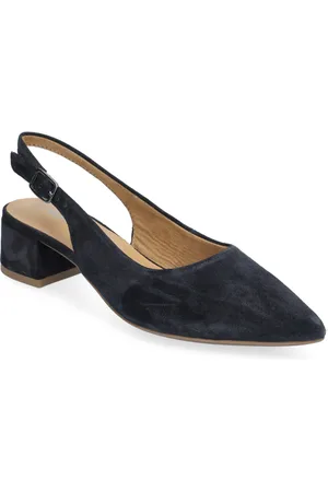 Tamaris Women Sling Shoes Heels Pumps Sling Backs Navy