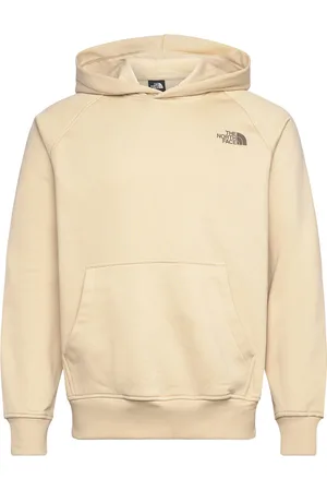 The North Face M Raglan Box Nse Regular Hoodie Sport Sport Clothing Sport Sweatshirts & Hoodies Sport Hoodies Cream