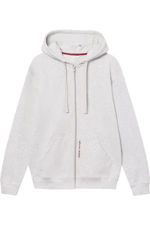 Rethinkit Sweat Zip Hoodie Unisex Easy Tops Sweatshirts & Hoodies Hoodies Grey