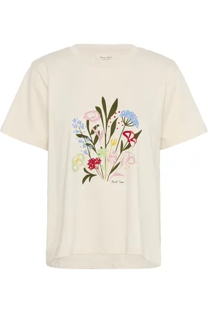 Part Two Nahidpw Ts Tops T-shirts & Tops Short-sleeved White