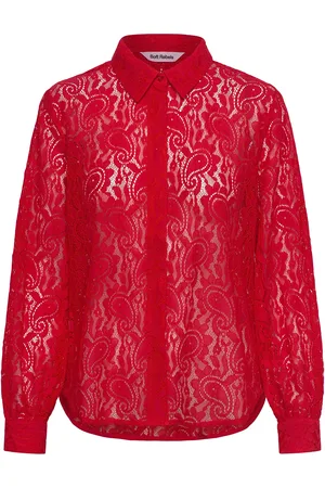 Soft Rebels Srdion Shirt Tops Shirts Long-sleeved Red