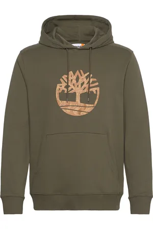 Timberland Front Camo Tree Logo Hoodie Designers Sweatshirts & Hoodies Hoodies Green