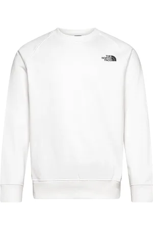 The North Face M Raglan Box Nse Regular Crew Sport Sport Clothing Sport Sweatshirts & Hoodies Sport Sweatshirts White