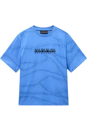 Napapijri S-Cellini Ss Tops T-Kortærmet Skjorte Blue