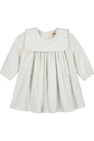 Marmar Copenhagen Dulle Dresses & Skirts Dresses Baby Dresses Long-sleeved Baby Dresses White