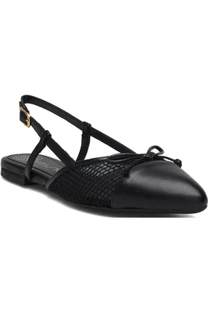 Unisa Amalentonfi Shoes Slingbacks Flat Slingbacks Black